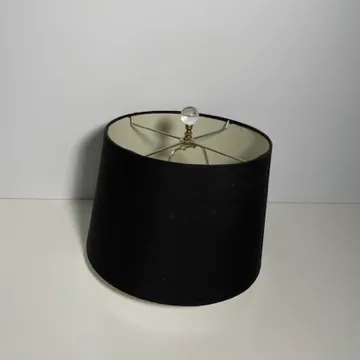 Lamp Shade - Black - Oval
