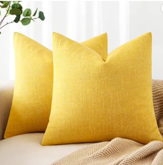 Yellow Throw Pillow
