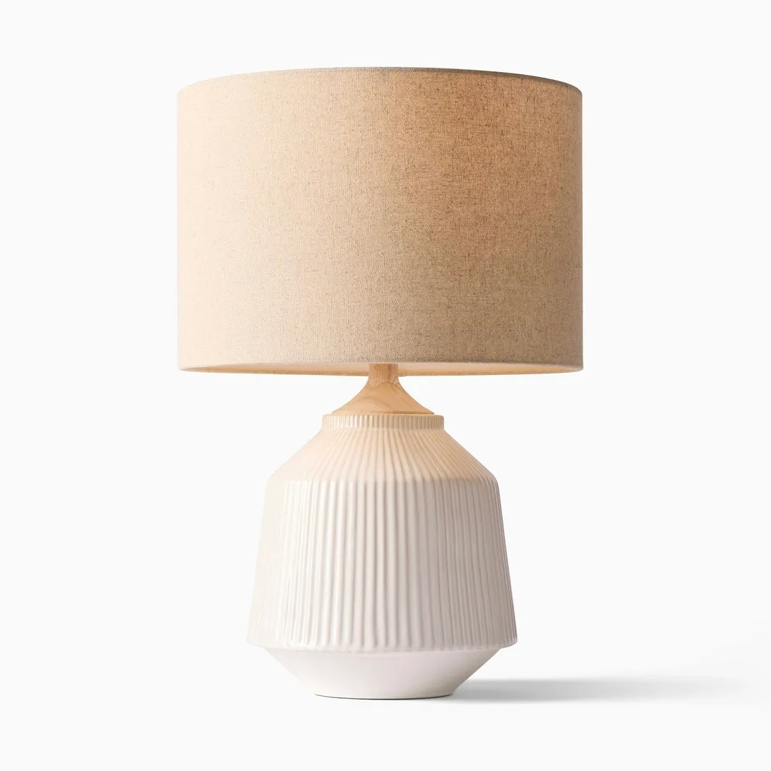 Ripple Table Lamp White
