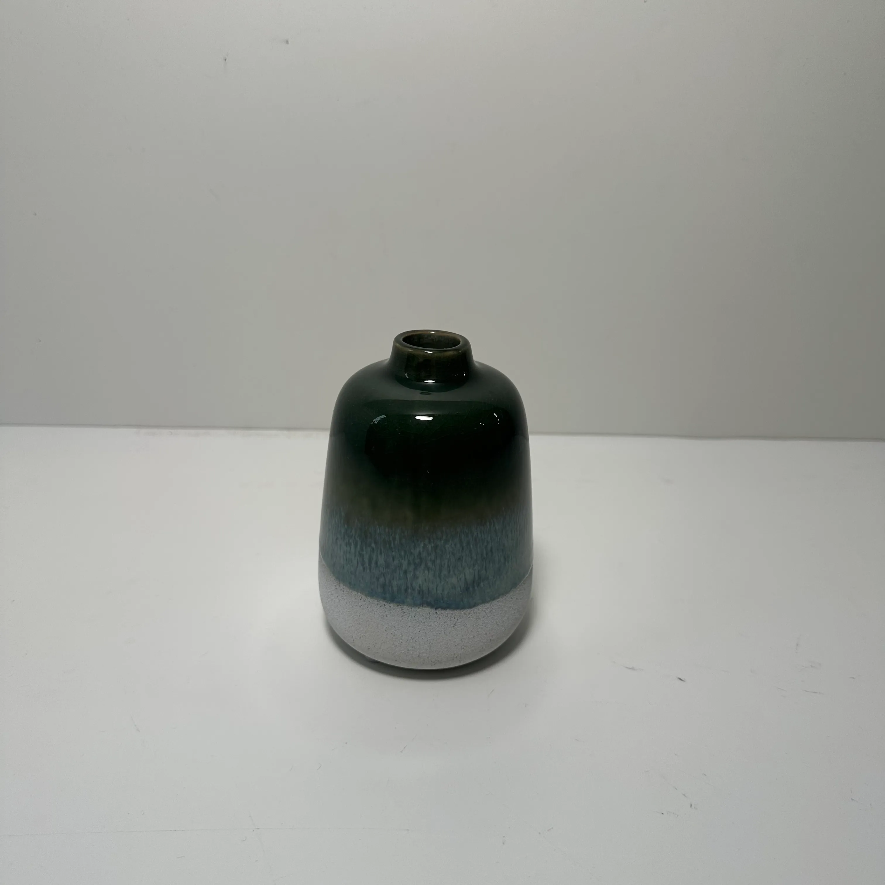 Vase - Green/Blue/White - Small