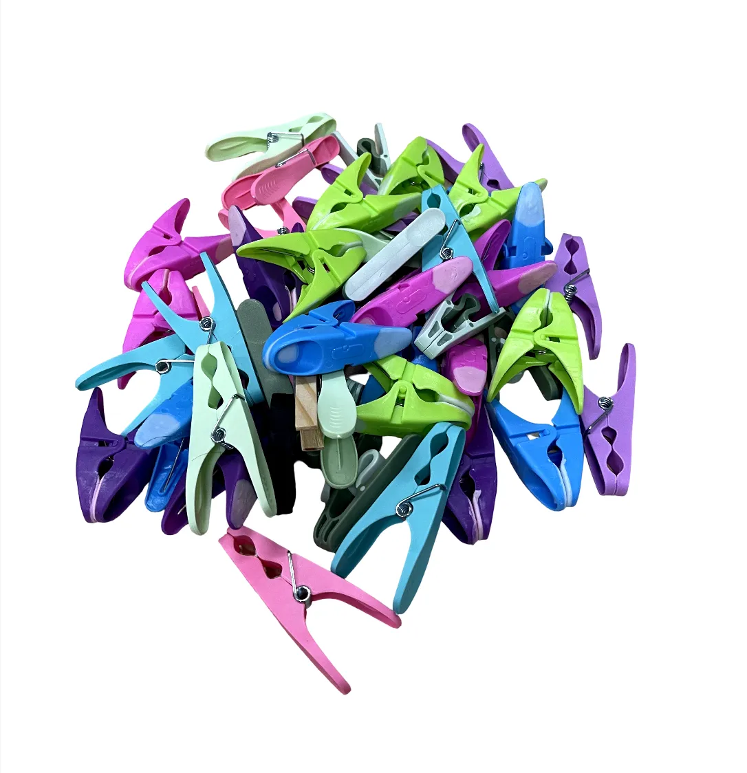 Colorful Laundry Pins Bunch