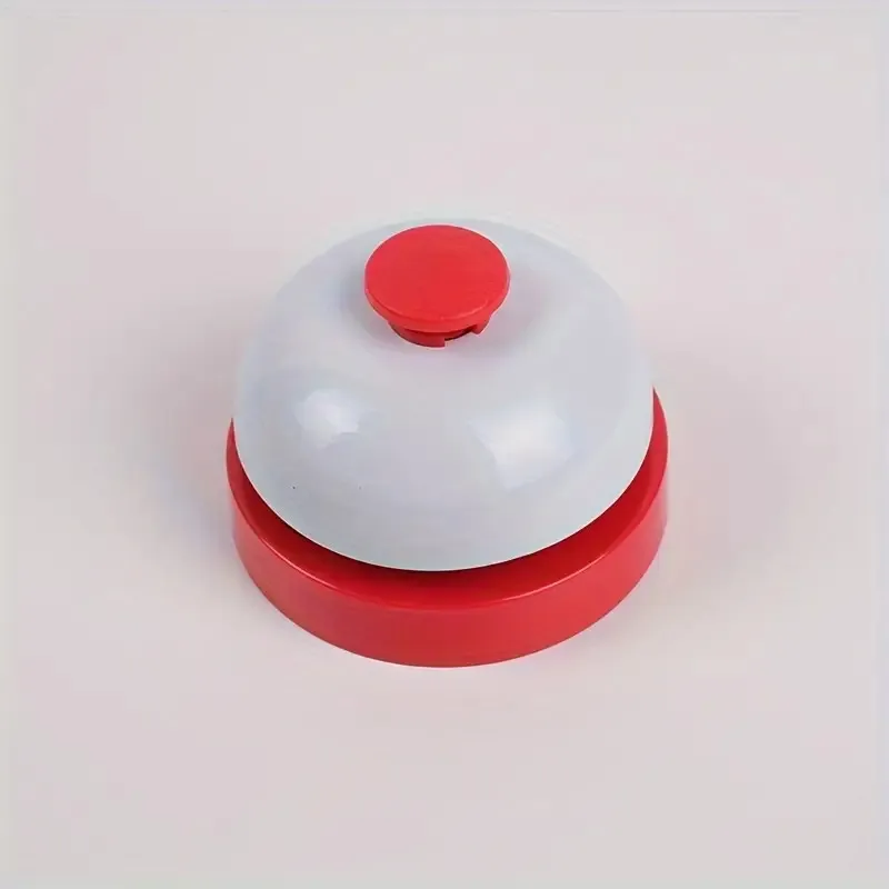 Desk Bell - Red and White