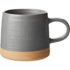 Grey Mug with Light Brown Bottom