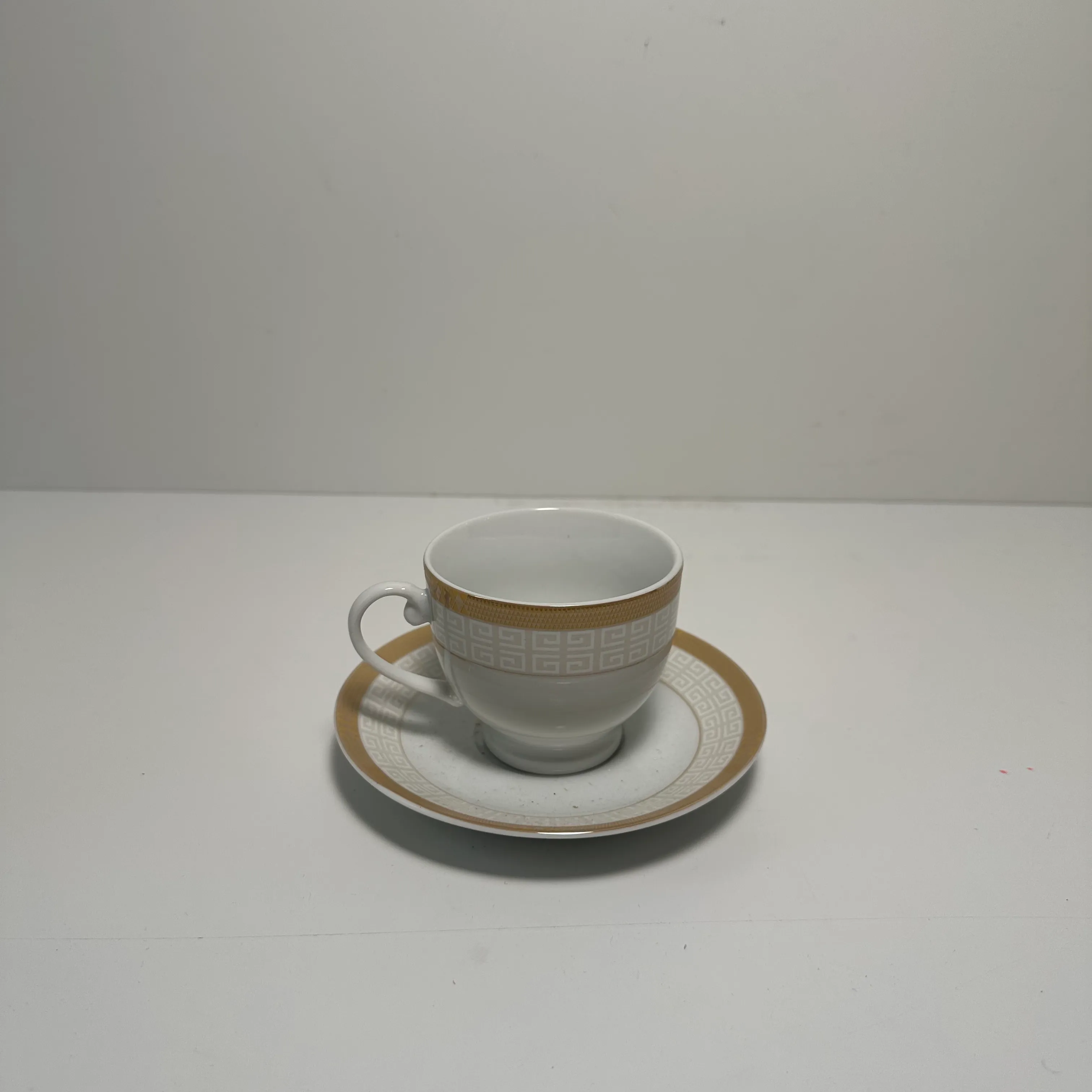 Cup and Saucer - Gold Trimmed