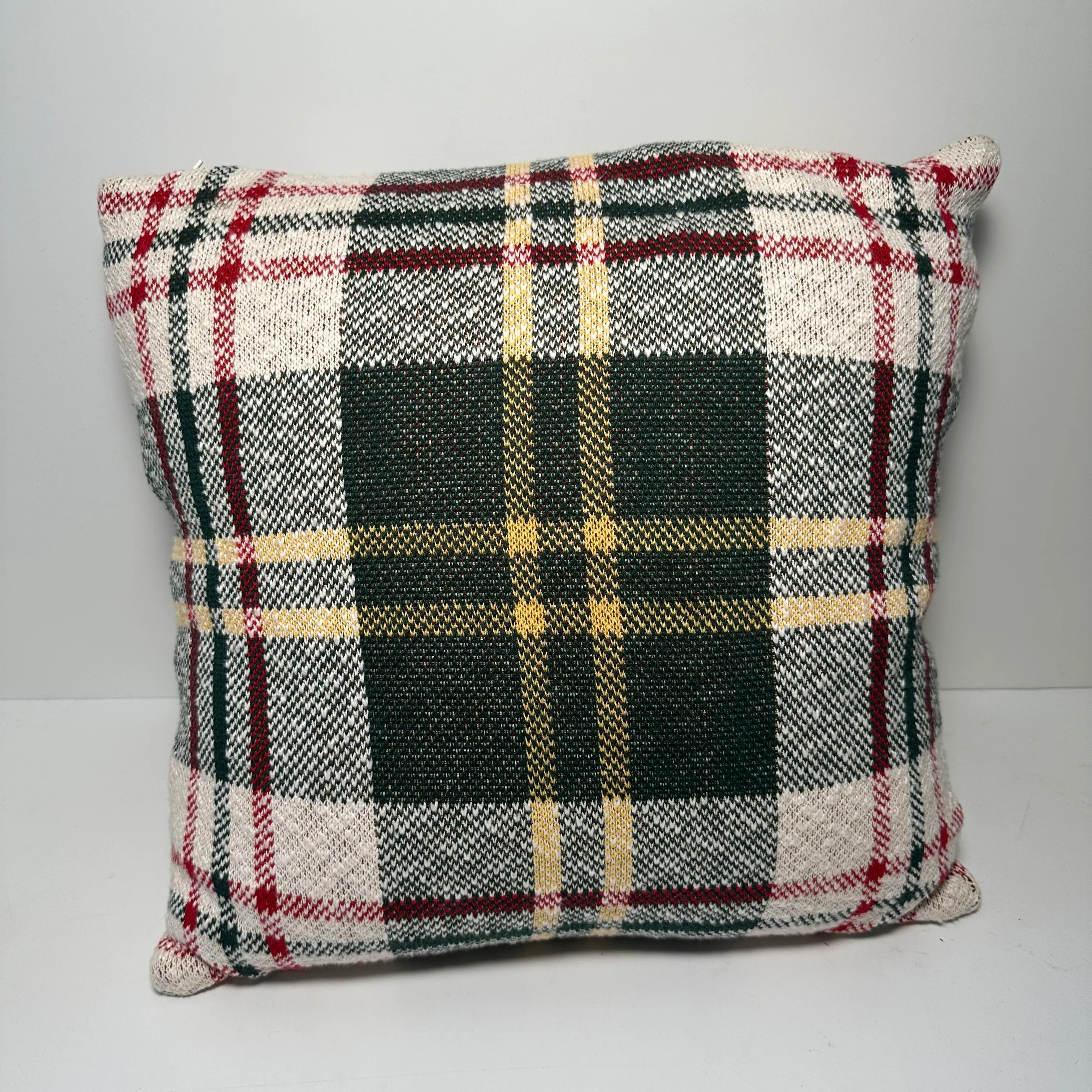 Throw Pillow - Striped - Green/Red