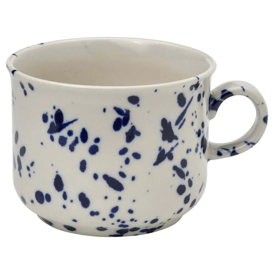 Speckled Blue/White Mug