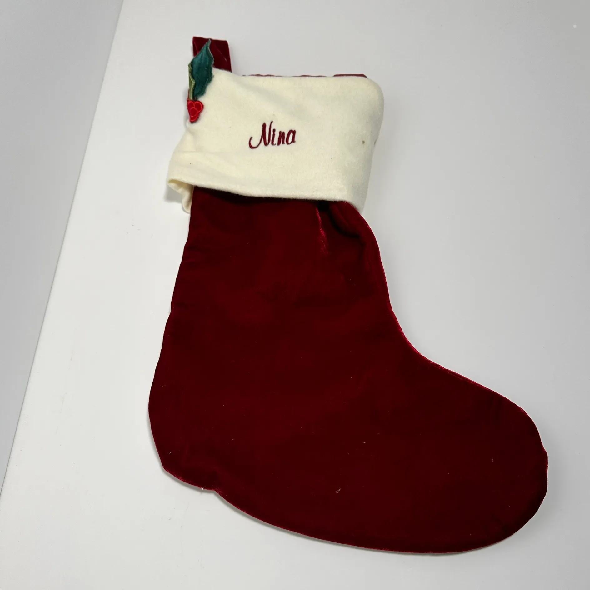 Christmas Stocking Sock Medium "Nina"