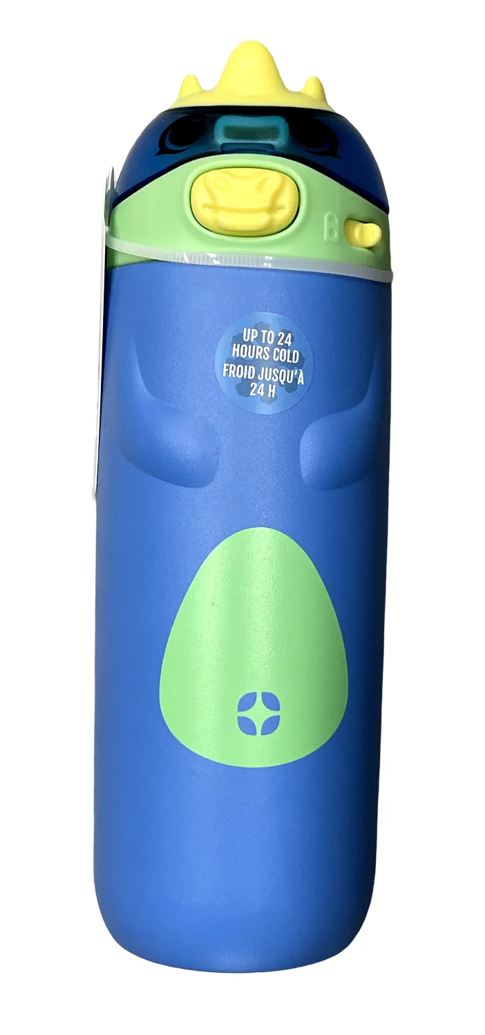 Kids Water Bottle Thermo Blue&Green 14oz