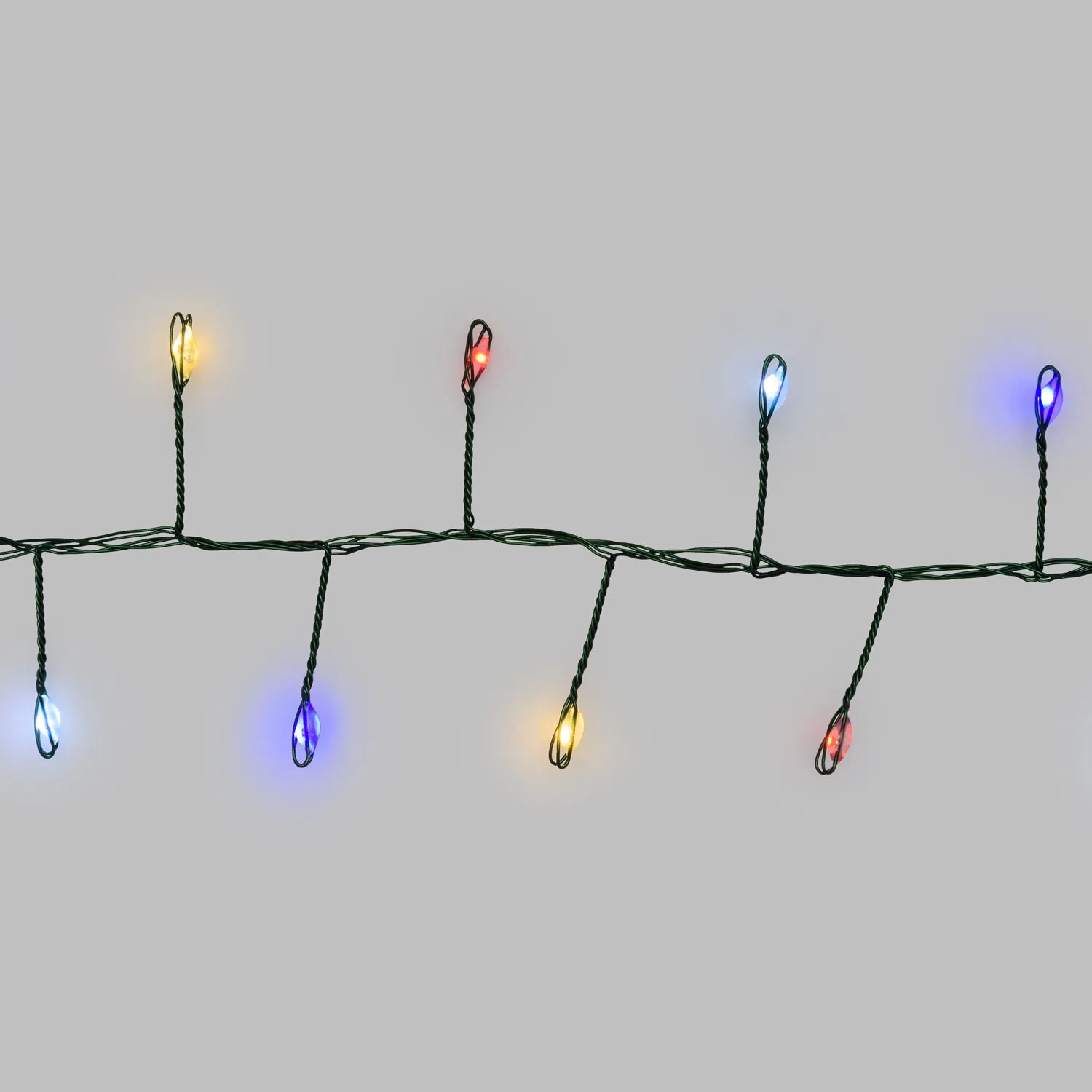 coloured string lights