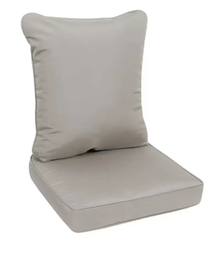 High Pillow Back Cushion Grey 24x44x4.5