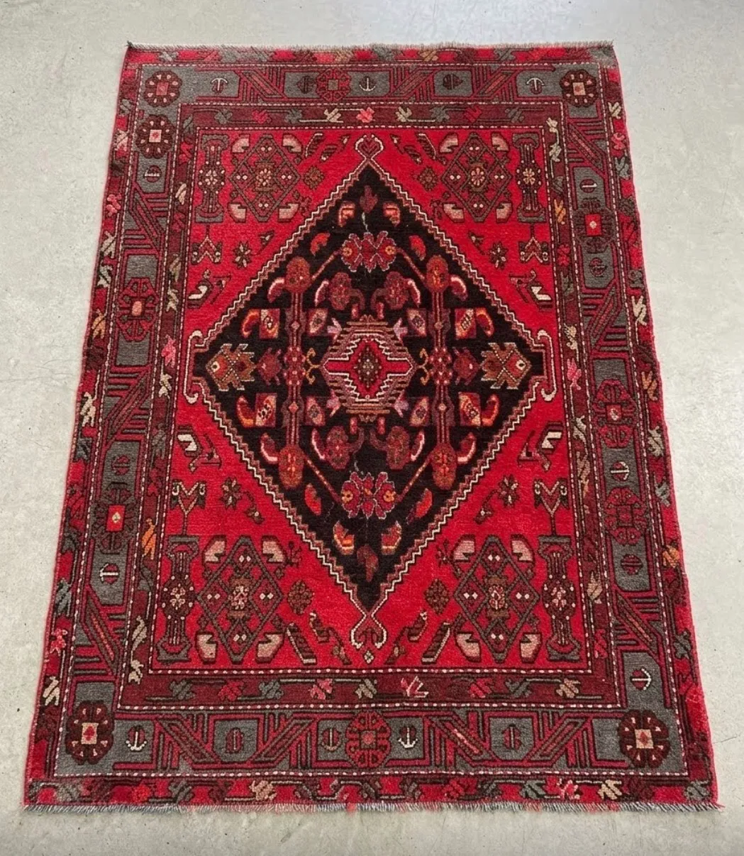 Red Persian Rug - Small
