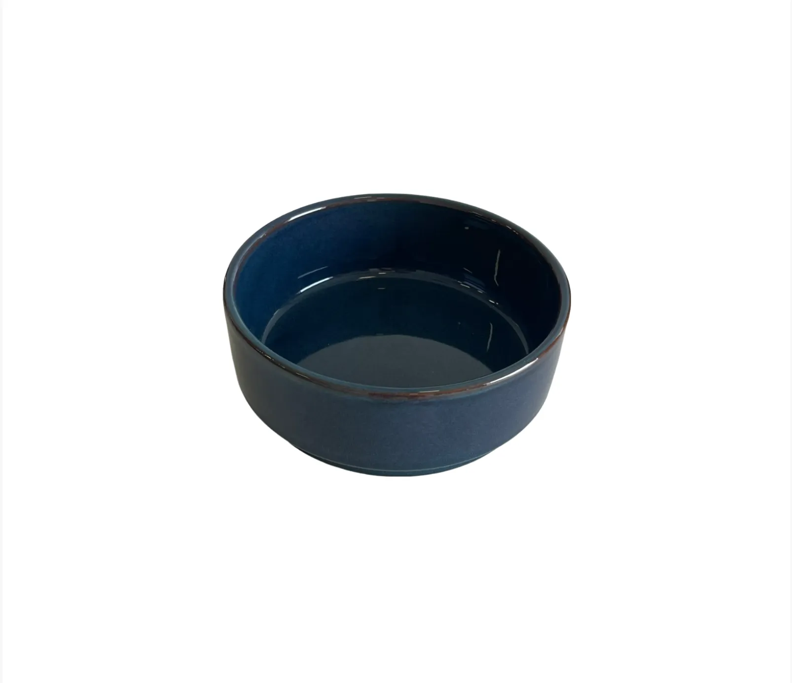 Dog Bowl Petrol Blue 