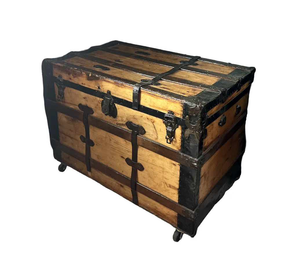 Vintage Wood Chest Large 