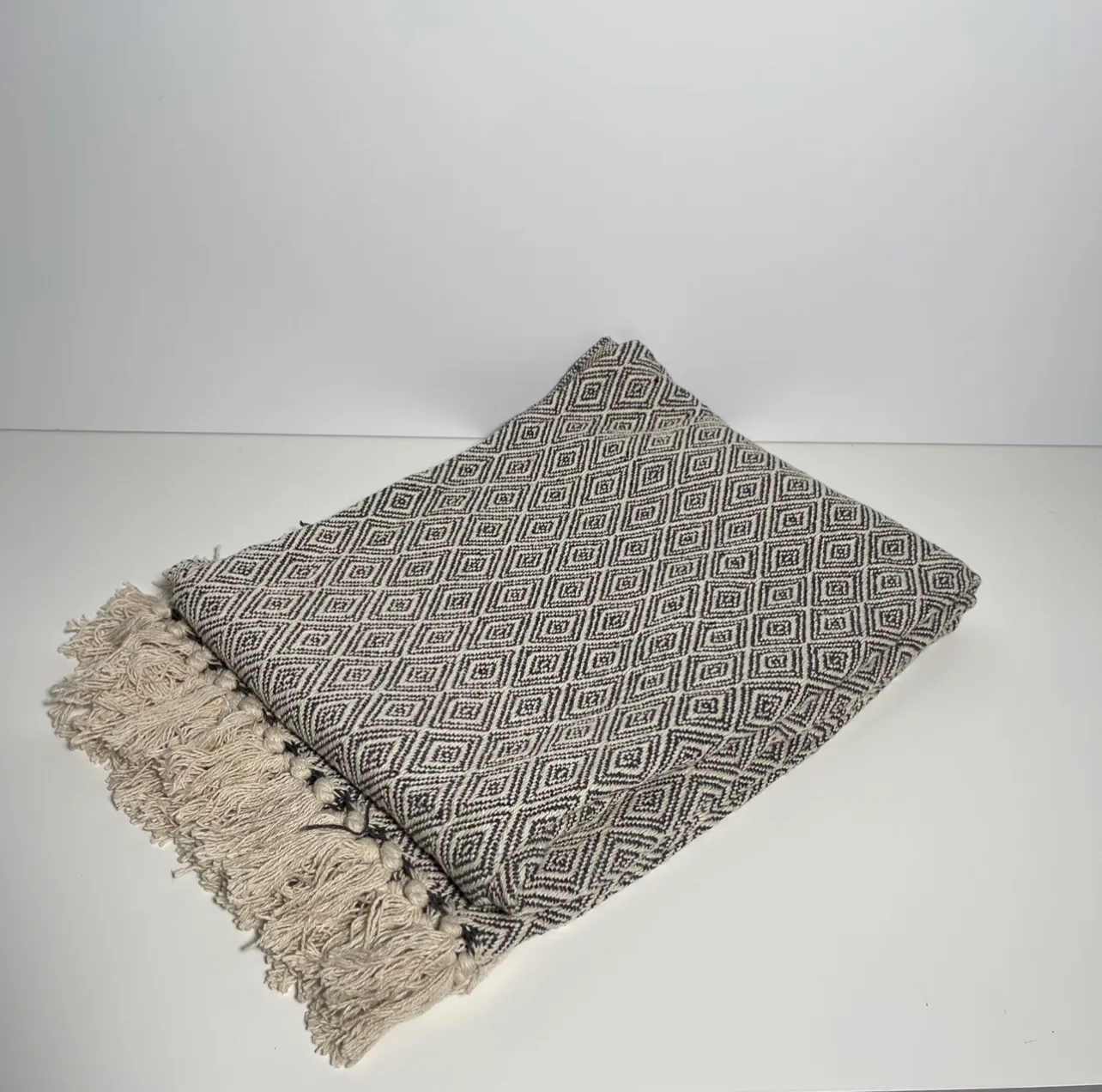 Throw Blanket - Pattern Grey 2 - 25" x 64"