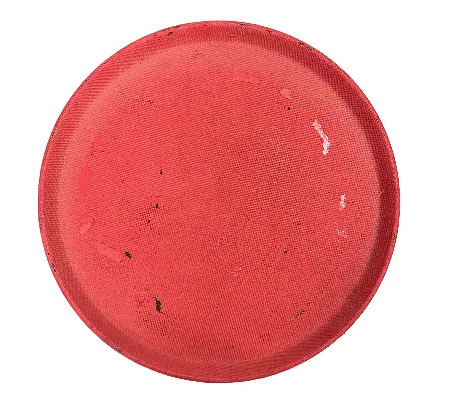 Resto Tray Round Red
