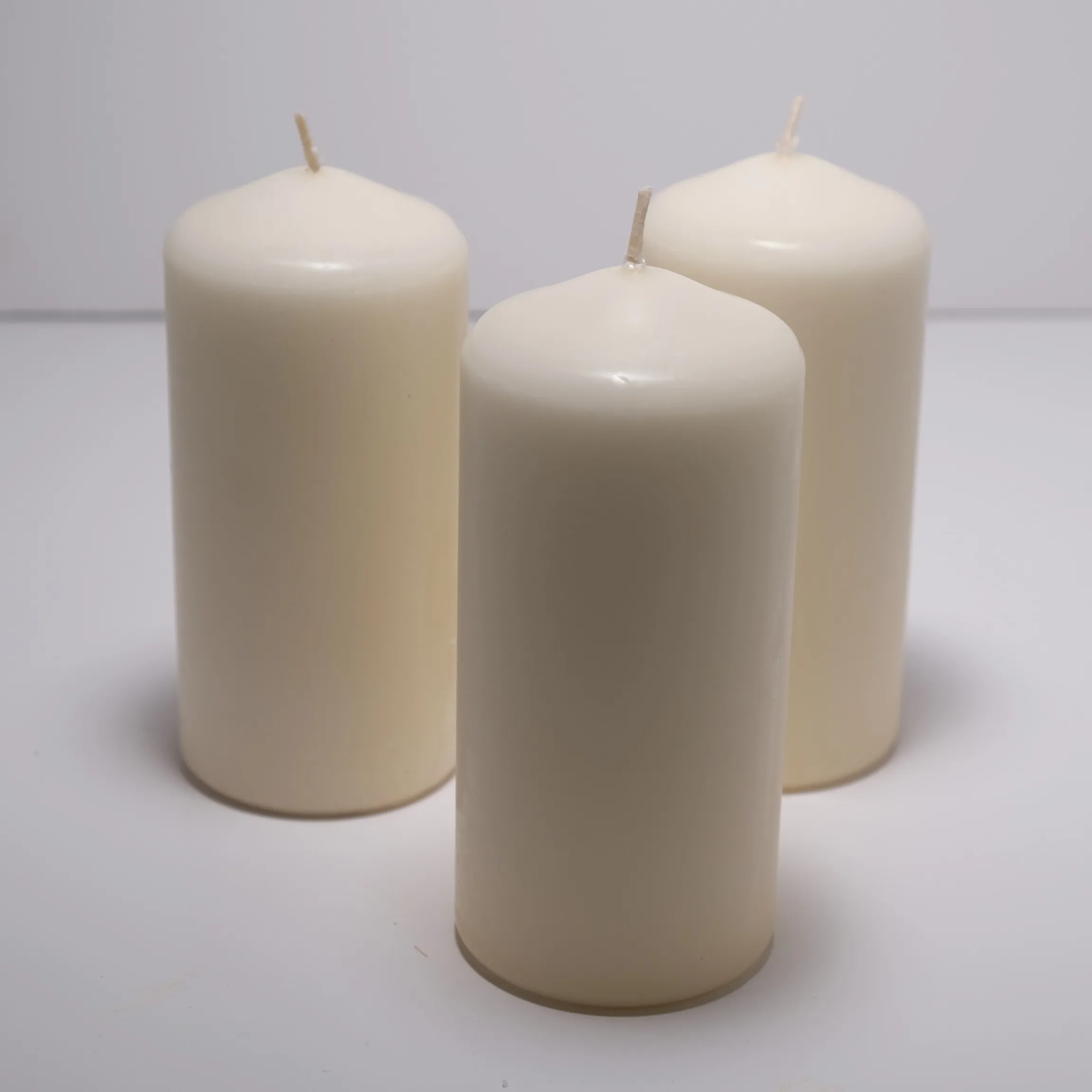 Candle - Pillar - Off white Large - 6pc
