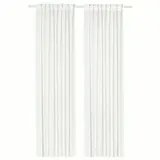 Curtains - Sheer - 89" - White