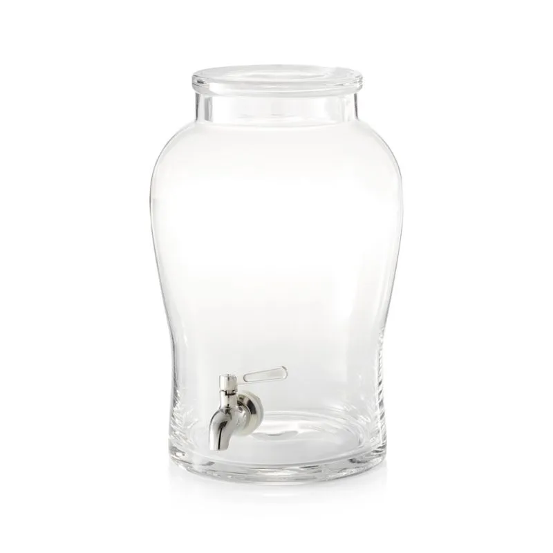 1.75-Gallon Glass Drink Dispenser