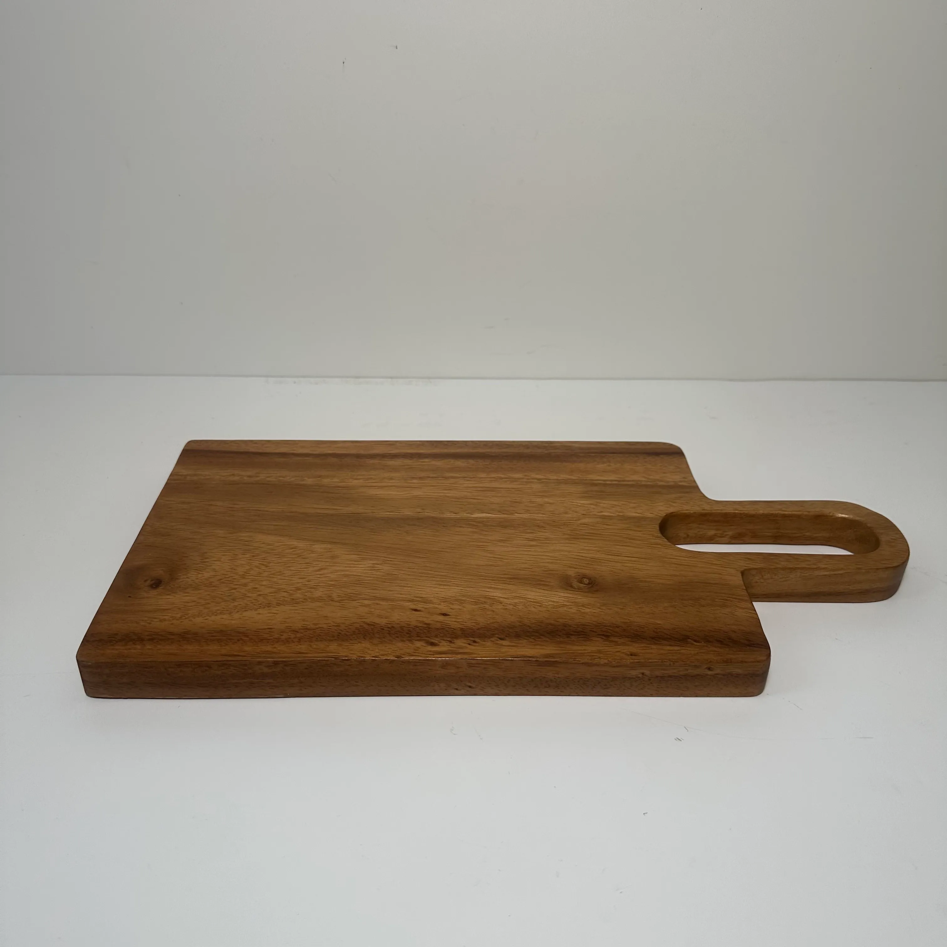 Cutting Board - Rectangular with Handle - Wood