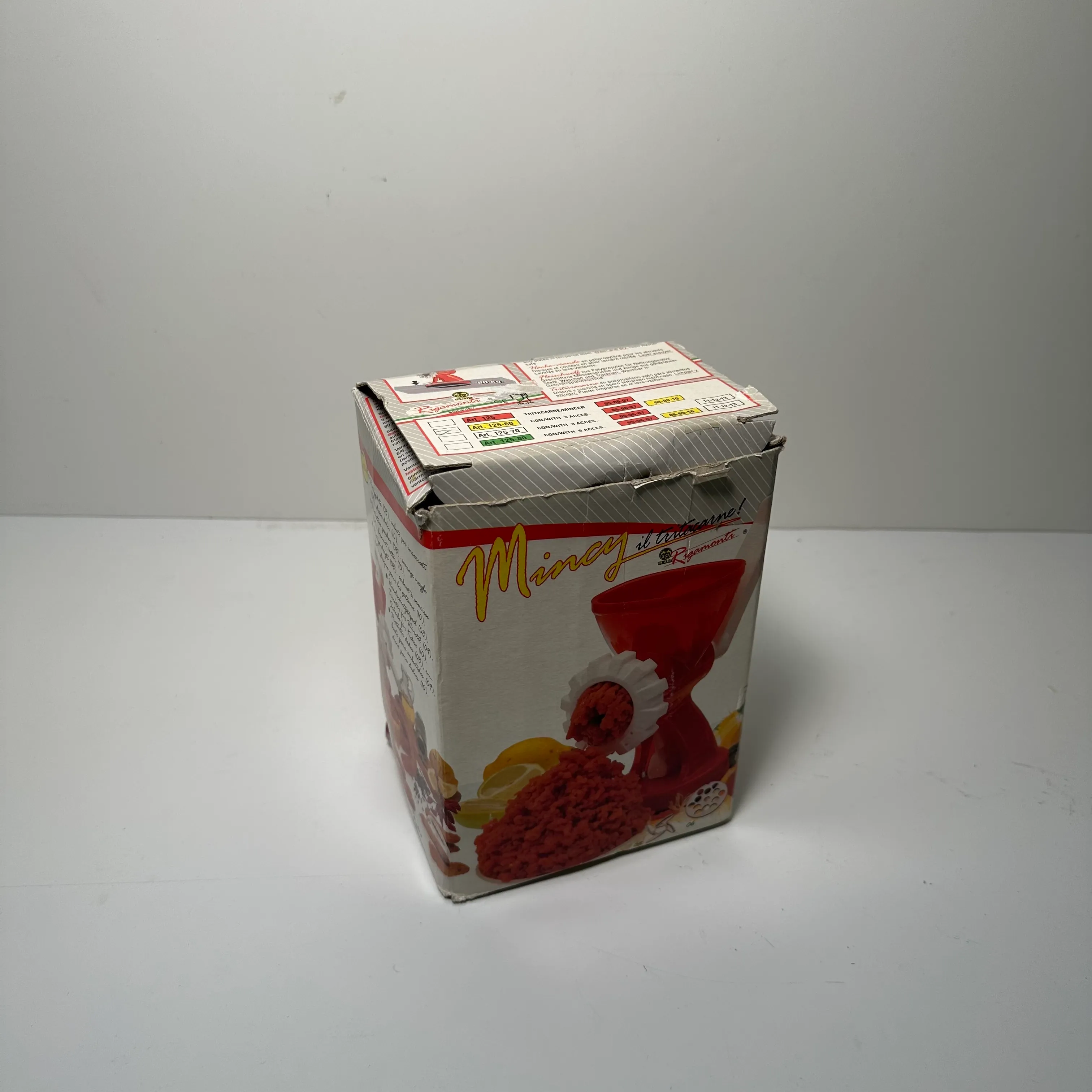 Vintage Mincer with Box - Red