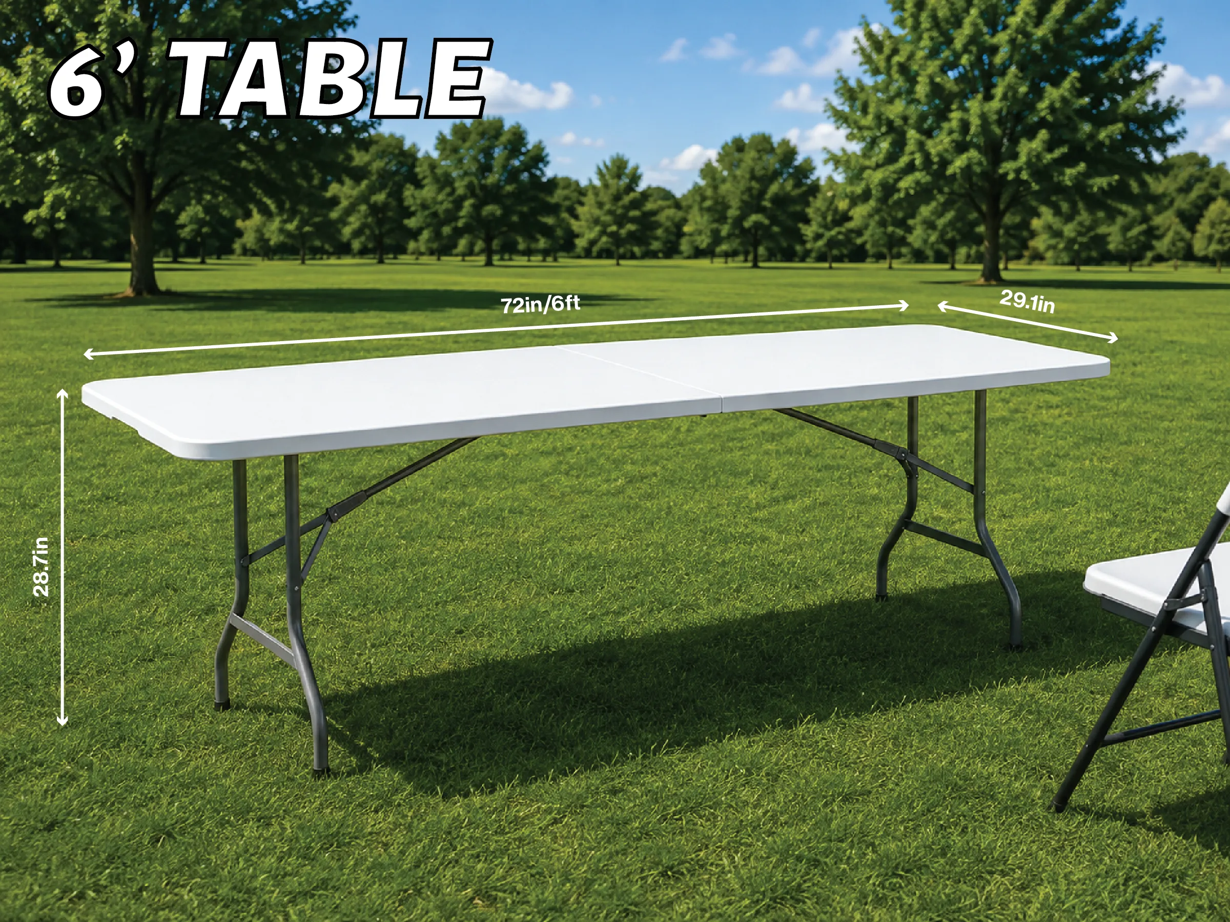 6 Foot Tables