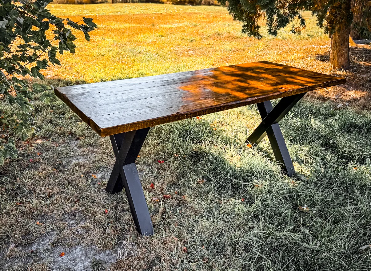 Hand-Built 6ft Farmhouse Sweetheart Table