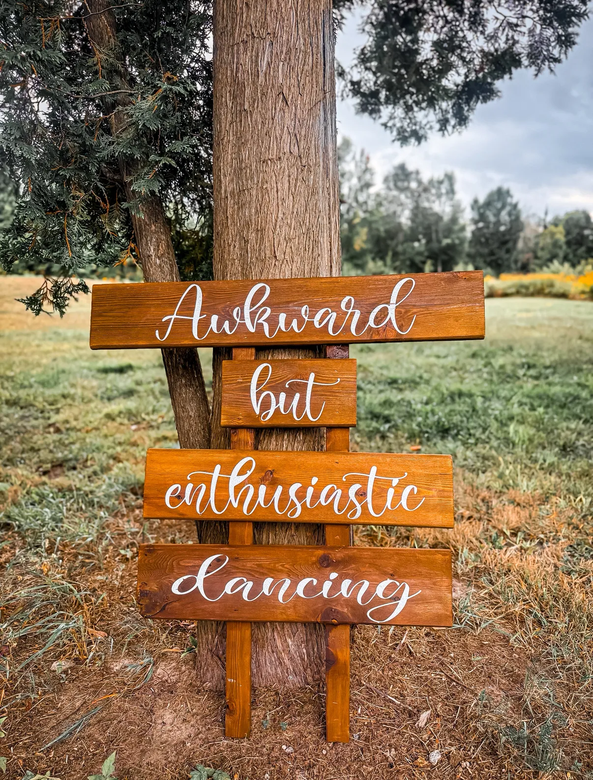 “Awkward but Enthusiastic” Dancing Sign