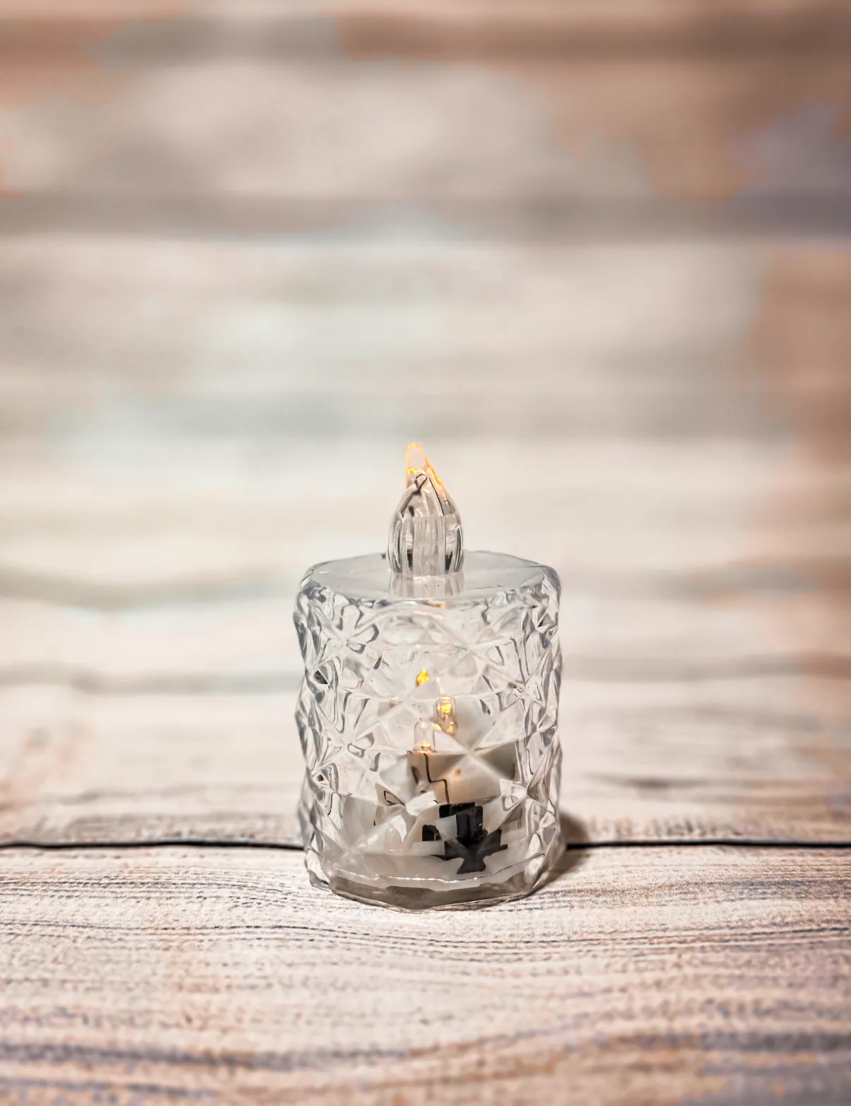 Flameless Clear Votives 