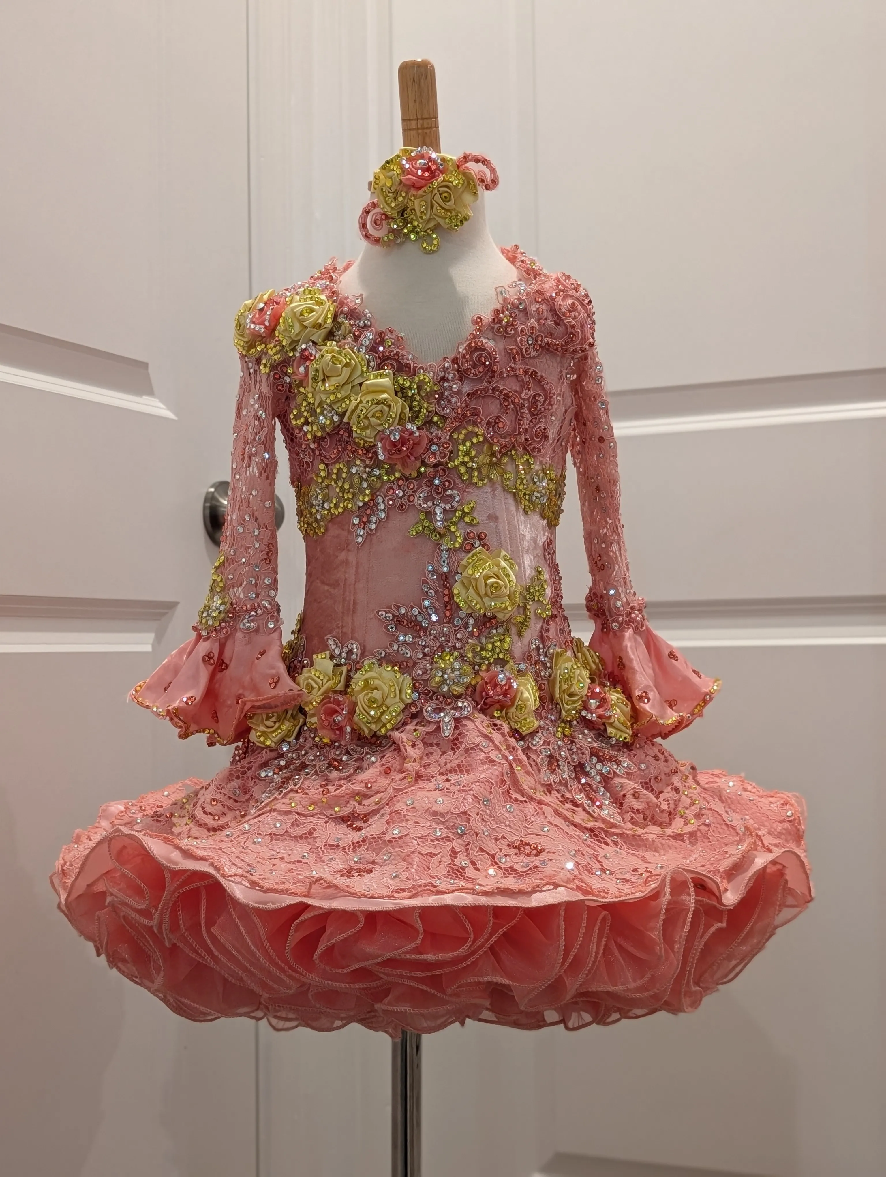 Coral and Yellow Teresea Yee Glitz 