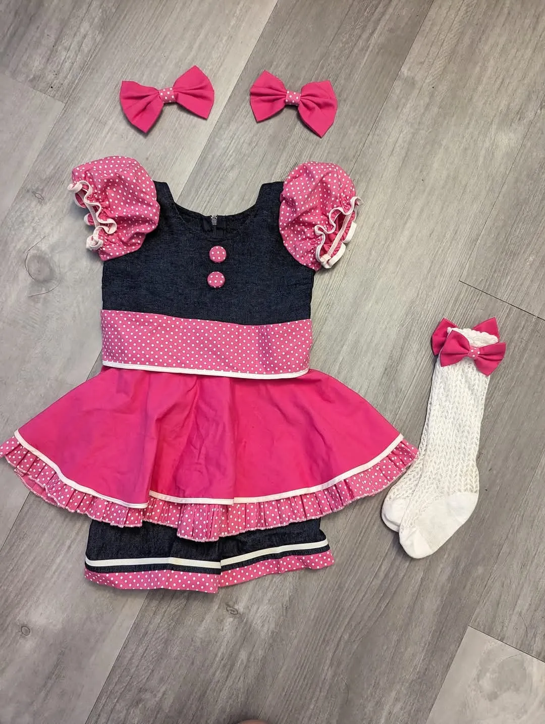 Charissa Buckley Pink Denim Wear 