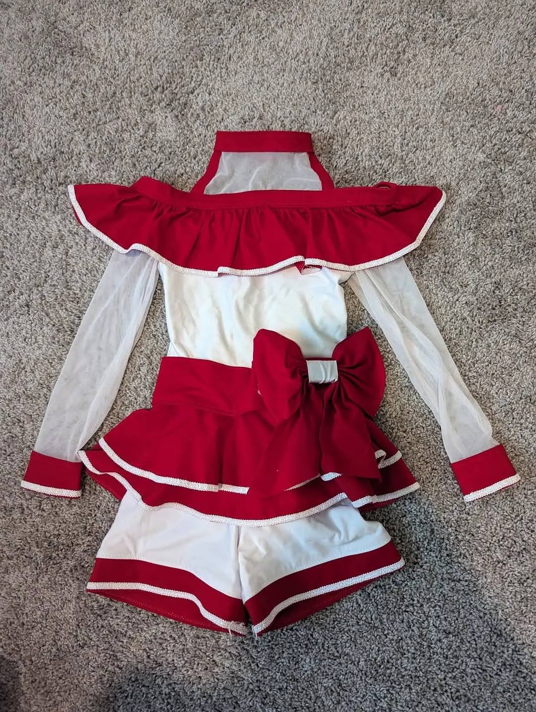 Red and White Casual 