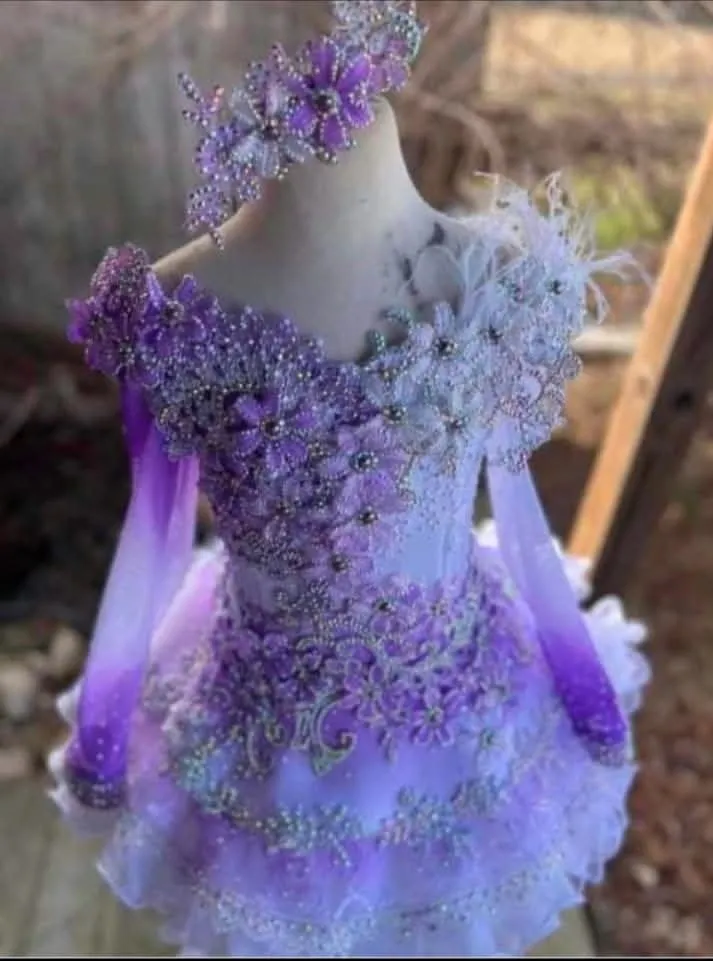 Beth Young Purple Ombre Glitz 