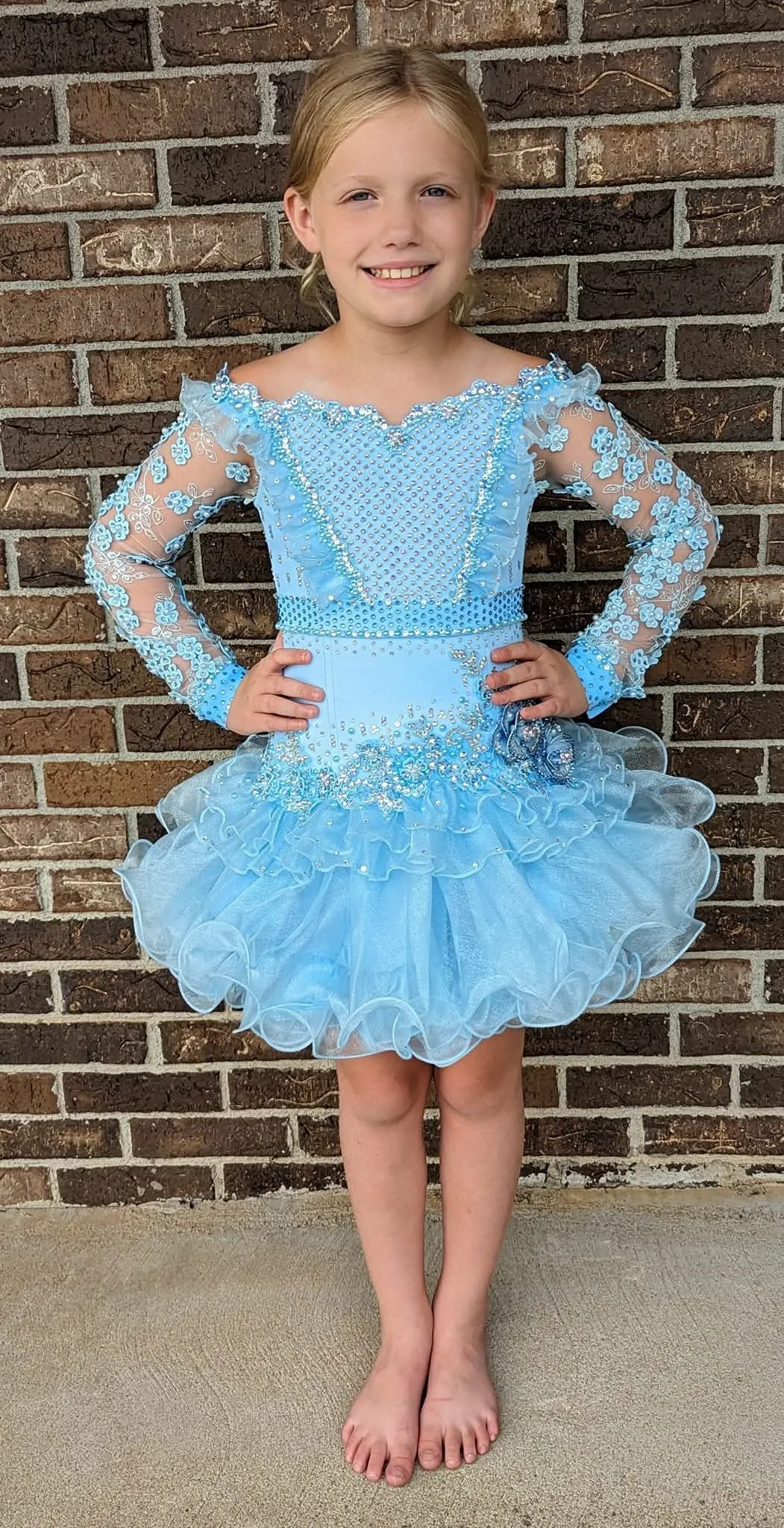 Ice Blue Charissa Buckley Glitz 