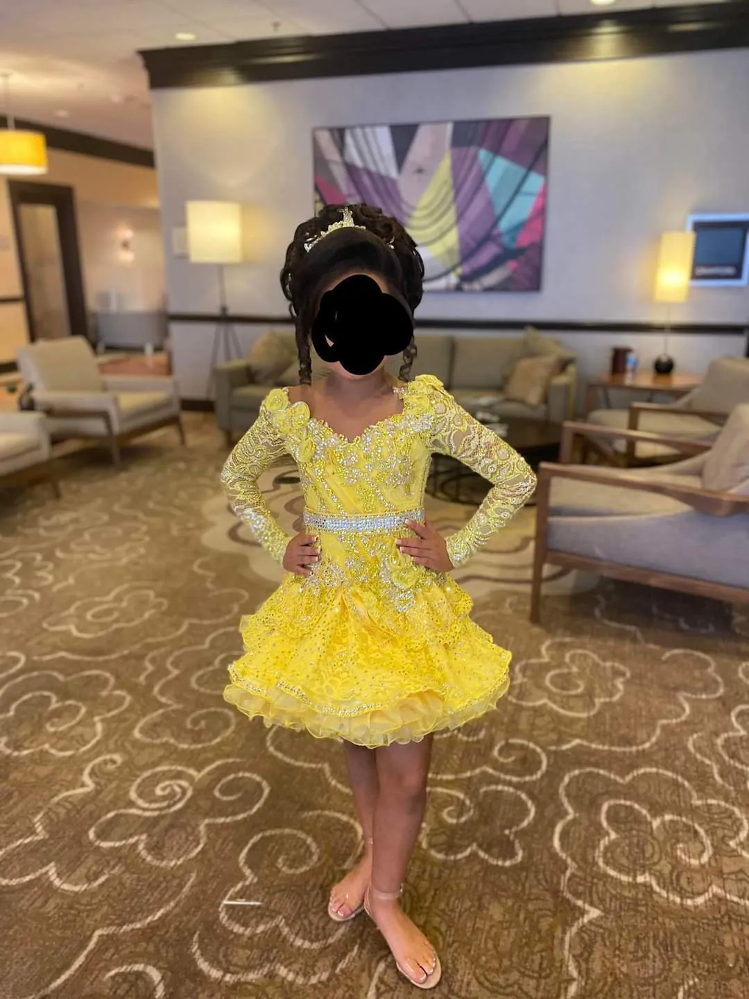 Teresea Yee Yellow Glitz