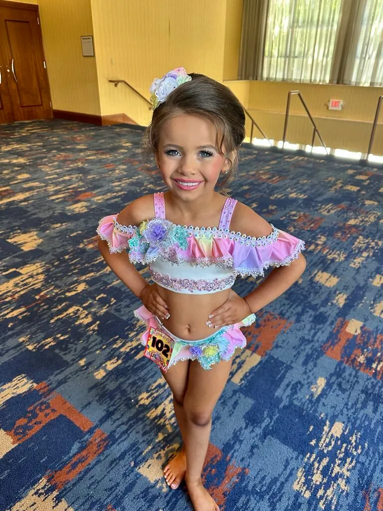 Pastel Glitzy Belle Swim