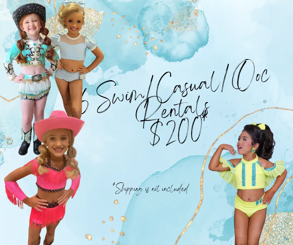 6 Swim/Casual/OOC Rentals