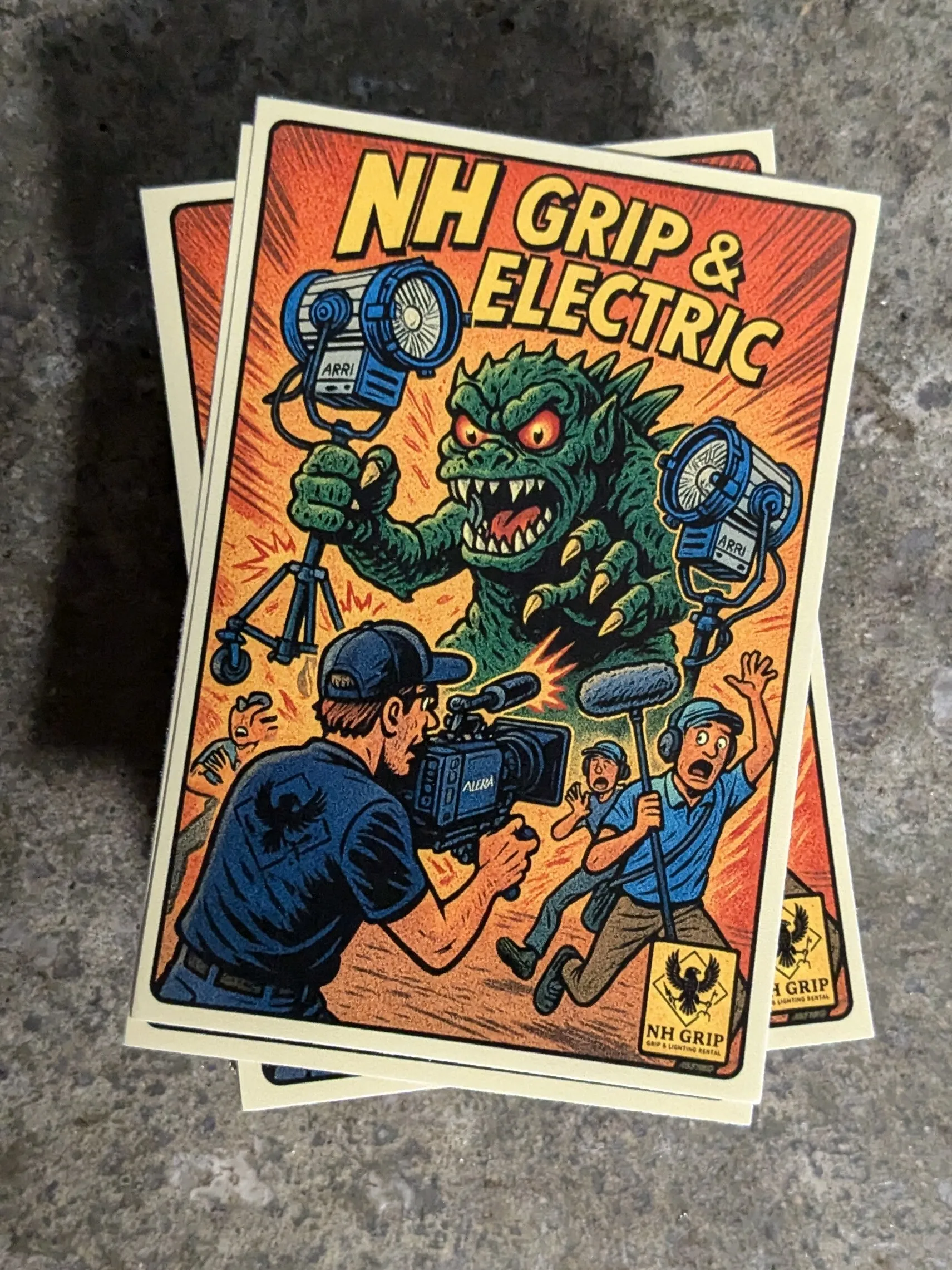 NH Grip & Electric Monster Sicker