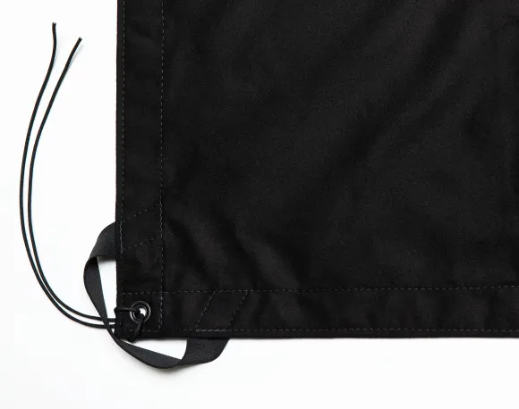 8 x 8 Solid Black Overhead Rag