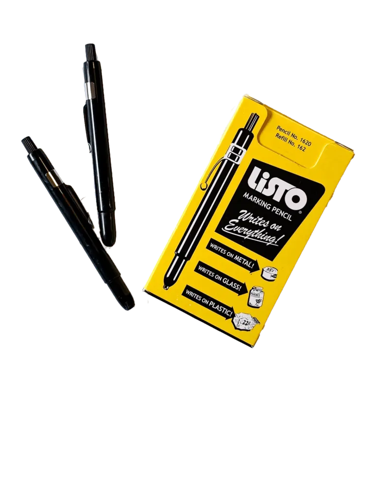 Listo 1620 Marking Pencil, WHITE - One Pencil