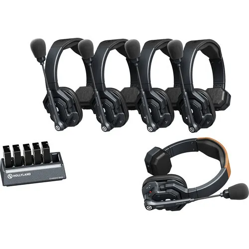  5-Person Single-Ear Headsets