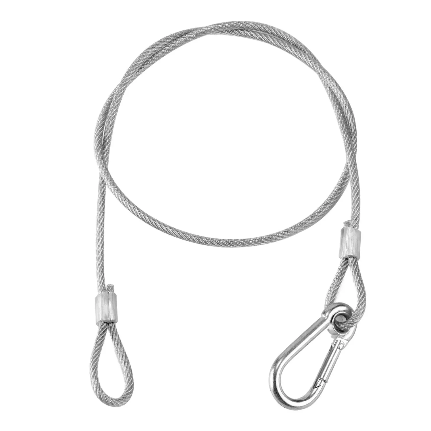 Stage Lights Safety Cable 110 lb Load Duty 31.5'' Stainless Steel