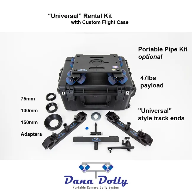 Dana Dolly Kit with Universal Track End