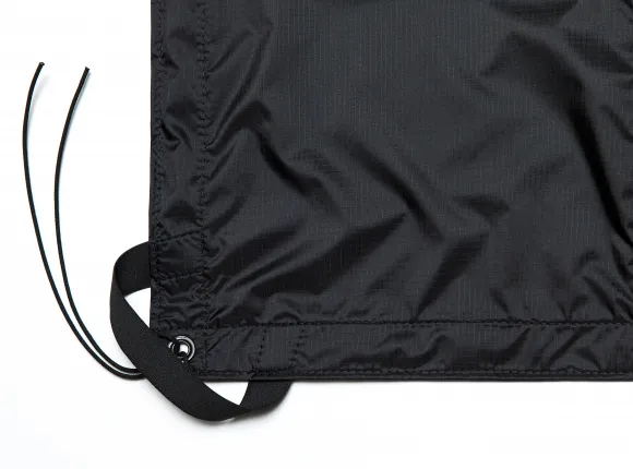 12' x 12' Black Ripstop Overhead Rag