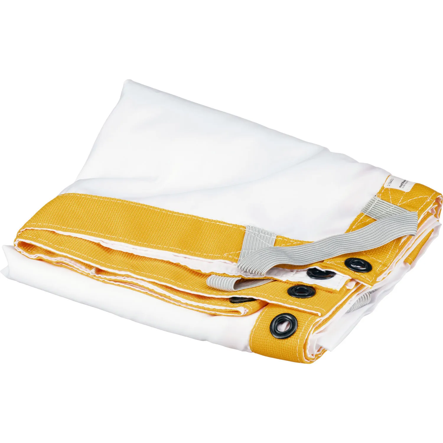 8x8' Overhead Fabric - White Artificial Silk