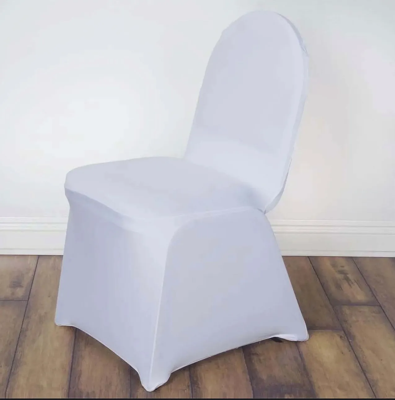 White Spandex Banquet Chair Covers