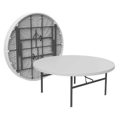 Folding round table (72")