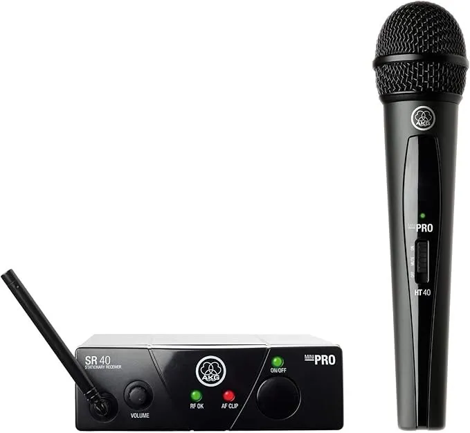 Microfono wireless VMS 40 mini AKG vocal noleggio