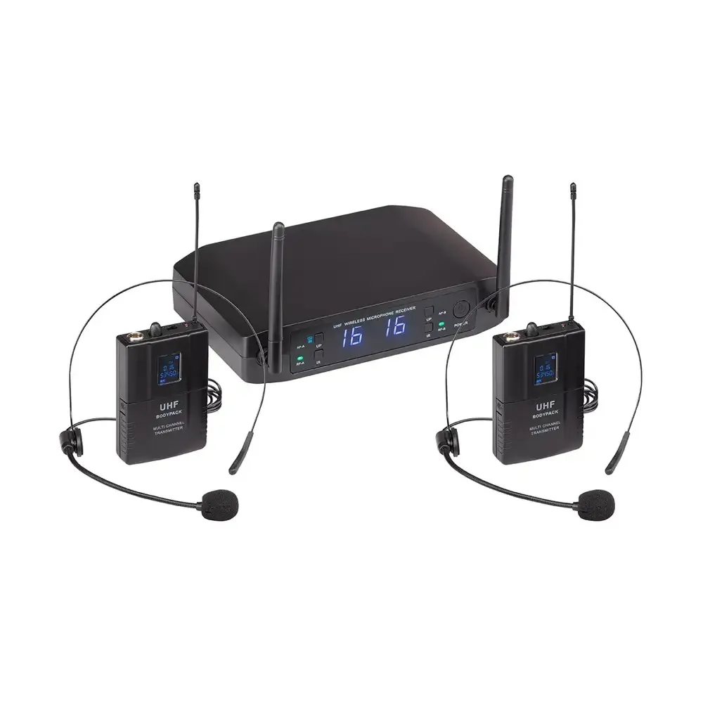 noleggio Coppia microfoni archetti wi-fi WF-U216
