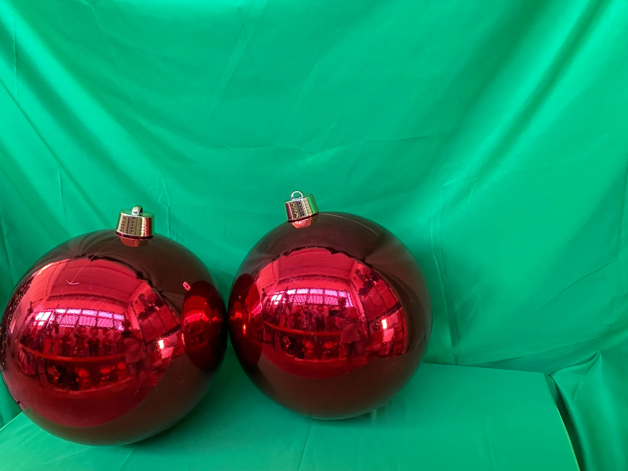 Noleggio Palle di Natale Rosse Diam.30cm