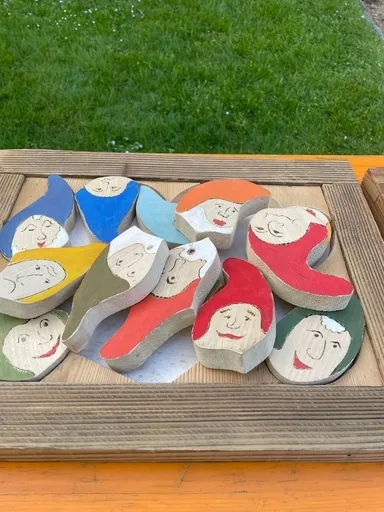 Giochi in legno a noleggio, set 4 postazioni